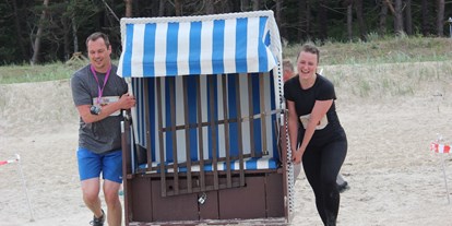 Lauf suchen - elektronische Zeitmessung - Fischland - Strandkörbe schleppen - Beach Fun Run SELLIN
