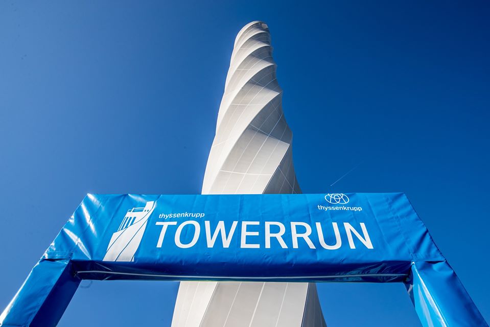 Laufideen 2020: Treppenhauslauf im Rottweiler Testturm - MYLAUF