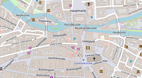 Lauf auf Satellitenbild