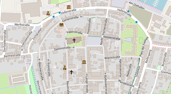 Lauf auf Satellitenbild