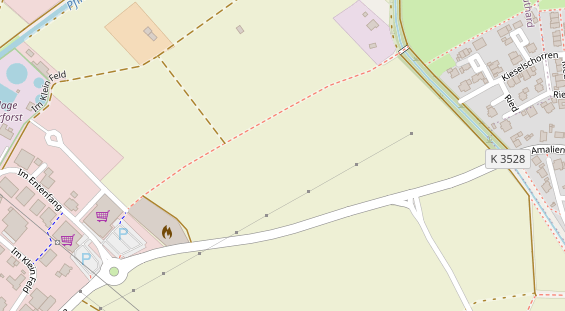 Lauf auf Satellitenbild