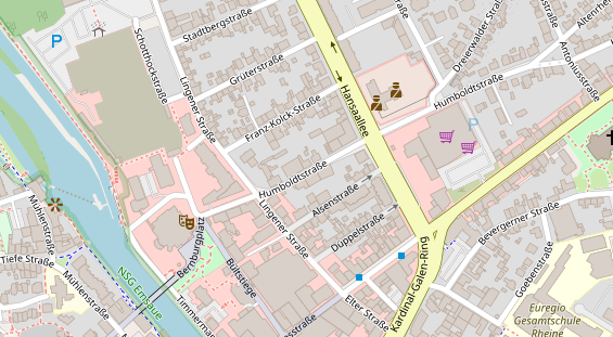 Lauf auf Satellitenbild