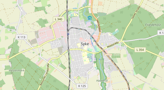 Lauf auf Karte
