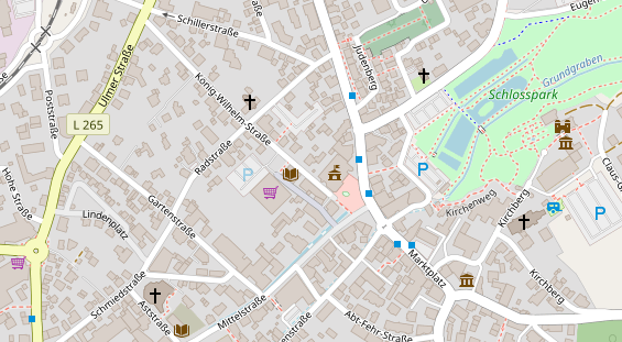 Lauf auf Satellitenbild