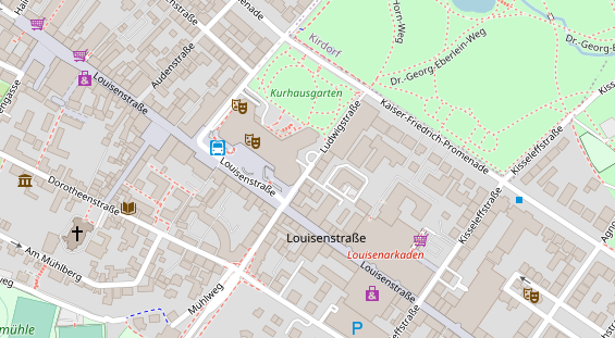 Lauf auf Satellitenbild