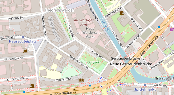 Lauf auf Satellitenbild