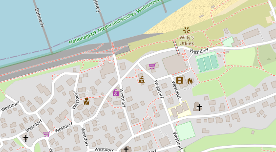 Lauf auf Satellitenbild