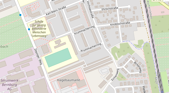 Lauf auf Satellitenbild