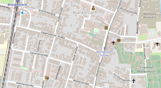 Lauf auf Satellitenbild