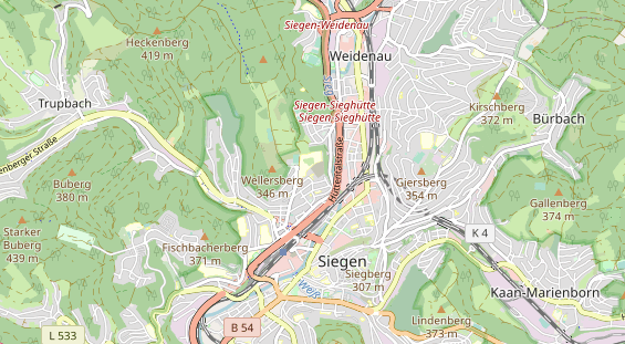 Lauf auf Karte