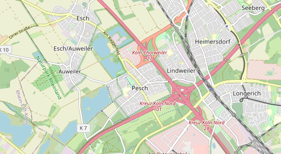 Lauf auf Karte