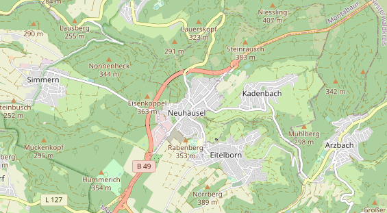 Lauf auf Karte