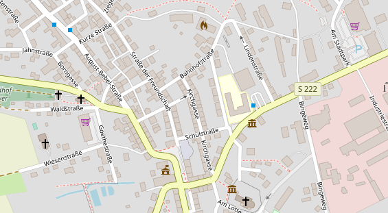 Lauf auf Satellitenbild