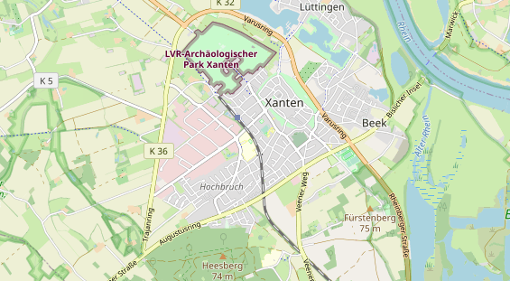 Lauf auf Karte