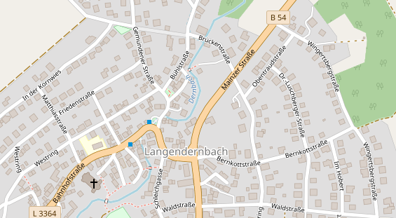 Lauf auf Satellitenbild