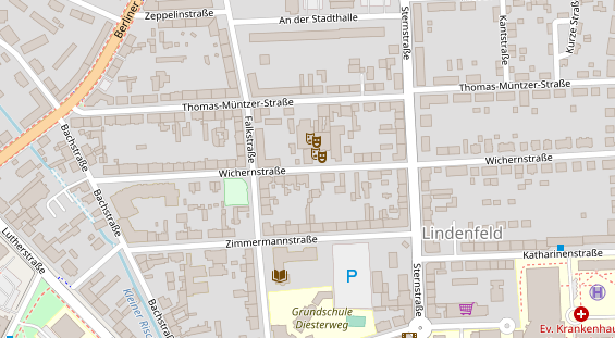 Lauf auf Satellitenbild