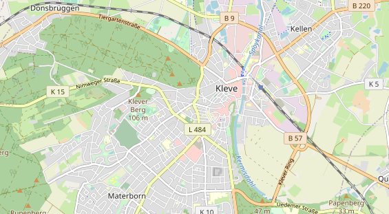 Lauf auf Karte