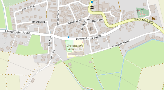 Lauf auf Satellitenbild