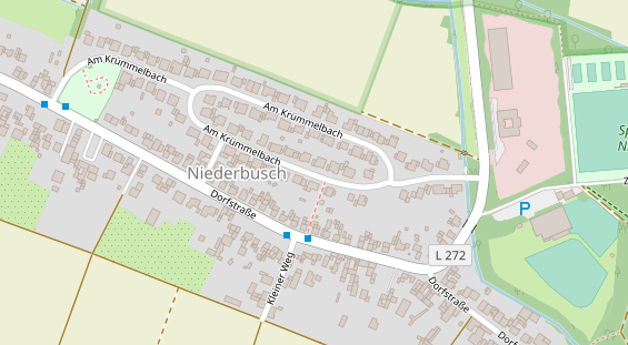 Lauf auf Satellitenbild