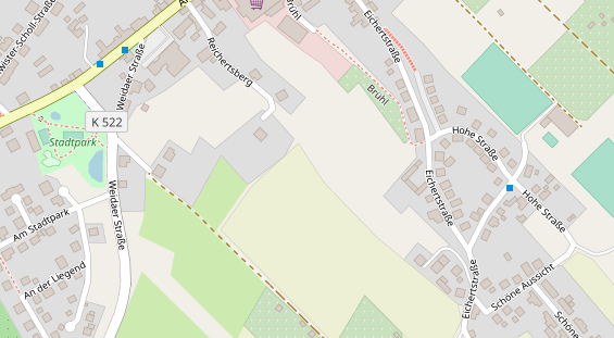 Lauf auf Satellitenbild