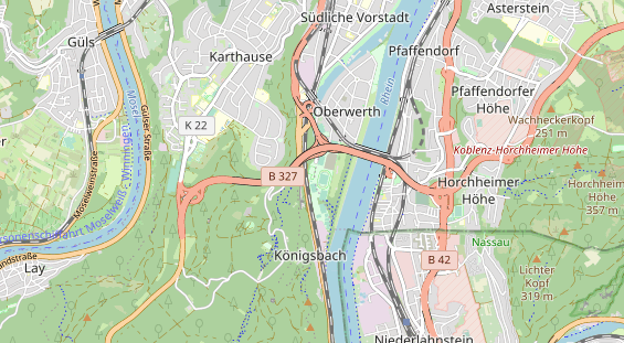 Lauf auf Karte