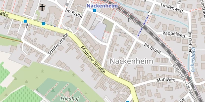 Lauf auf Satellitenbild