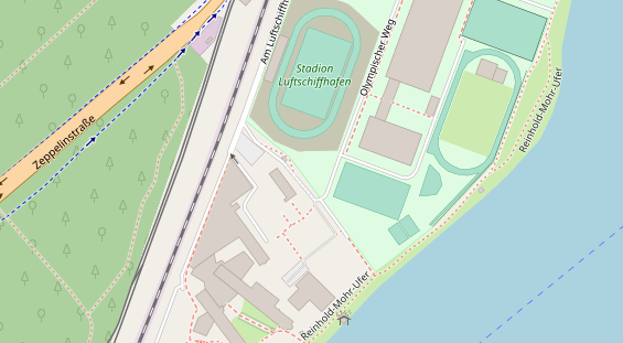 Lauf auf Satellitenbild