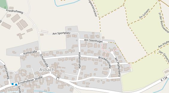 Lauf auf Satellitenbild