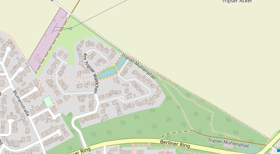 Lauf auf Satellitenbild