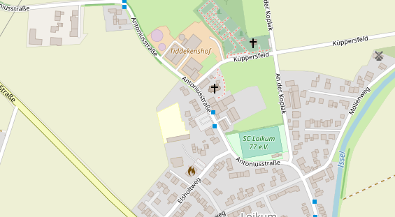 Lauf auf Satellitenbild