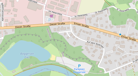 Lauf auf Satellitenbild