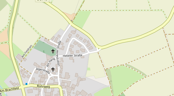 Lauf auf Satellitenbild