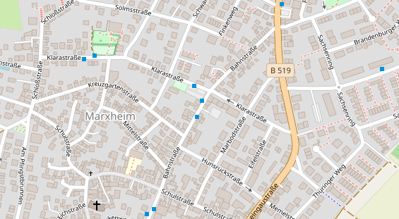 Lauf auf Satellitenbild