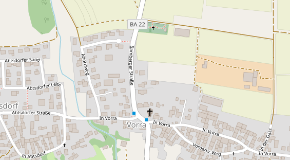 Lauf auf Satellitenbild