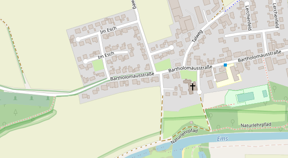 Lauf auf Satellitenbild