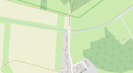 Lauf auf Satellitenbild