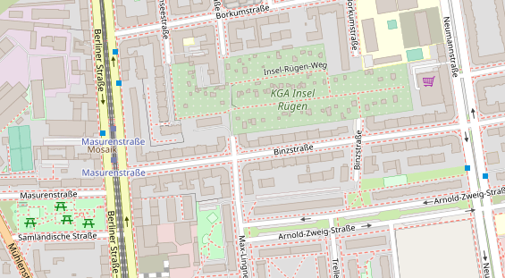 Lauf auf Satellitenbild