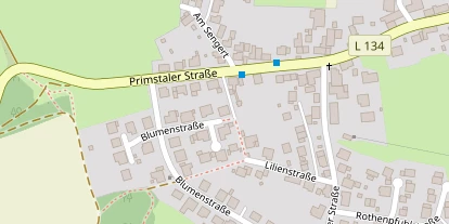 Lauf auf Satellitenbild