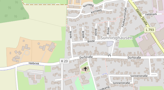 Lauf auf Satellitenbild