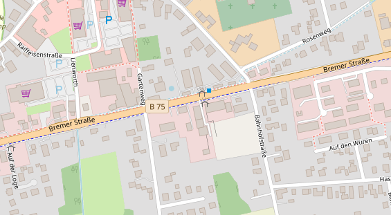 Lauf auf Satellitenbild