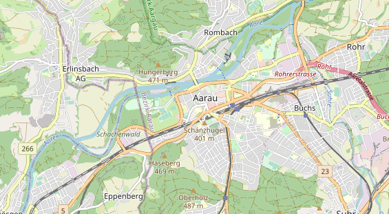 Lauf auf Karte