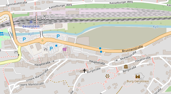 Lauf auf Satellitenbild