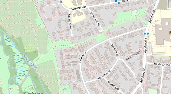 Lauf auf Satellitenbild