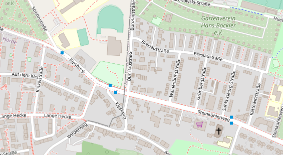 Lauf auf Satellitenbild