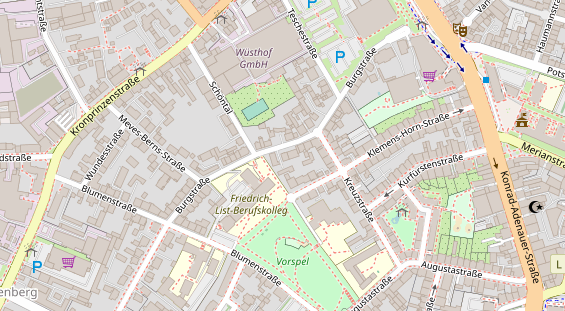 Lauf auf Satellitenbild