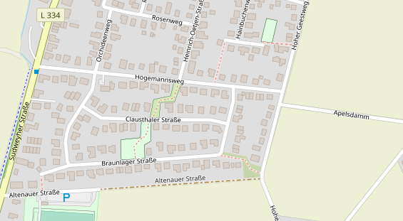 Lauf auf Satellitenbild