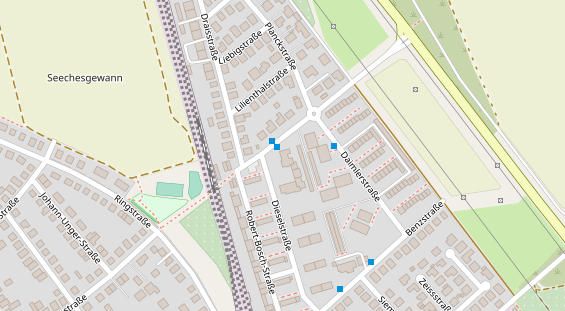 Lauf auf Satellitenbild