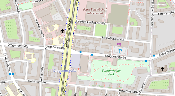 Lauf auf Satellitenbild