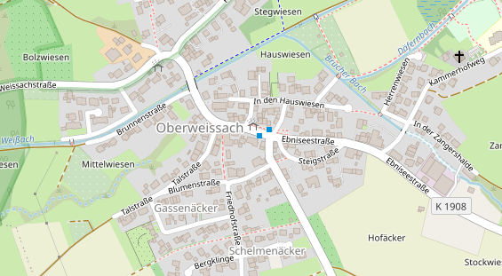 Lauf auf Satellitenbild