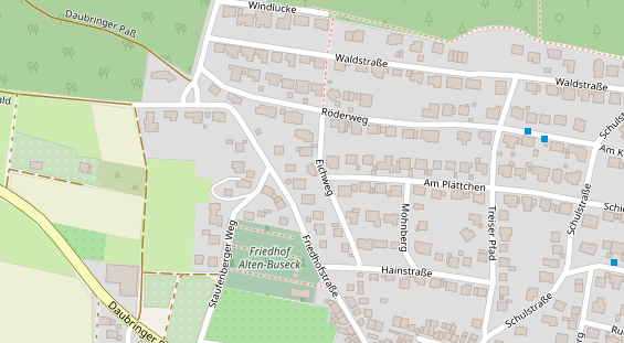 Lauf auf Satellitenbild